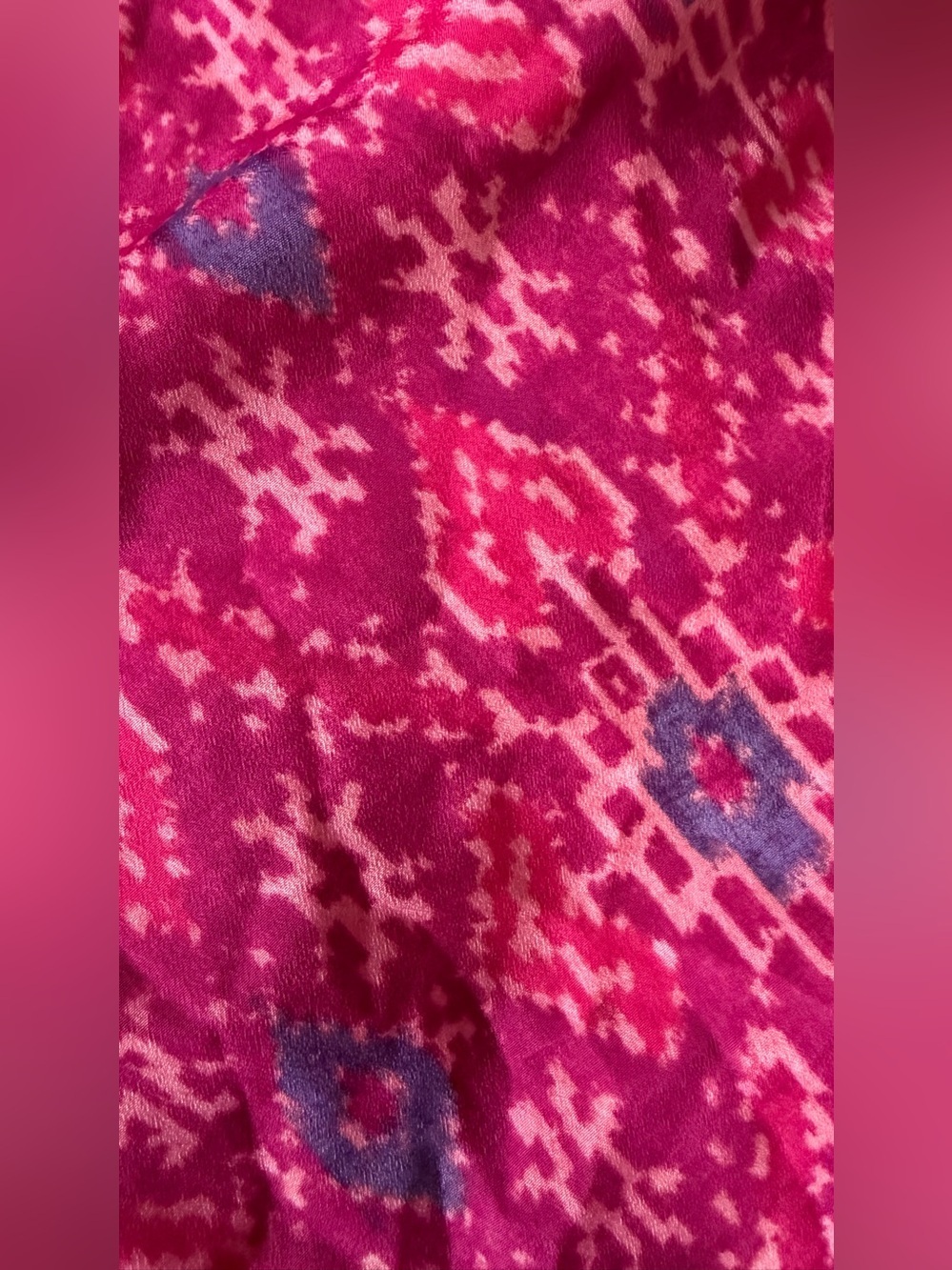 Ralph Lauren Geo-Print Belted Crepe Midi Dress in size 14 - Picture 14 of 16